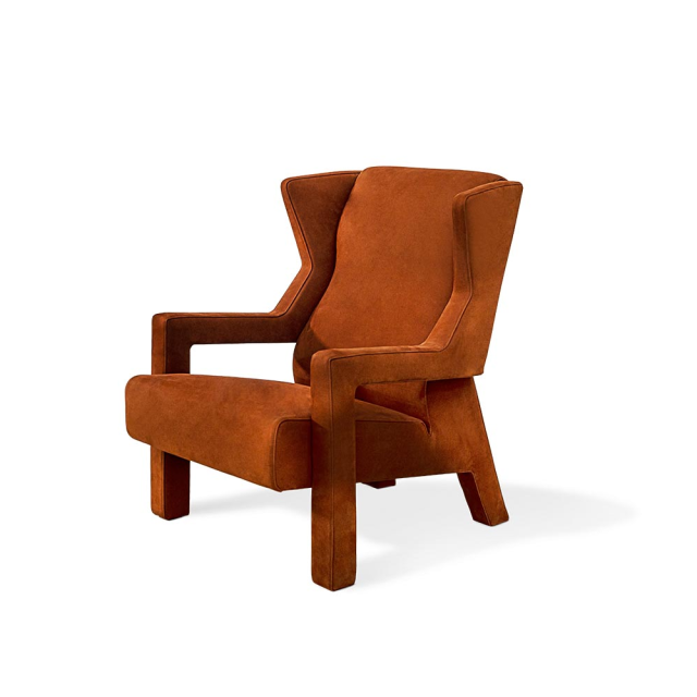 Кресло с каркасом из дерева Ortiz в стиле лофт, модерн, индастриал