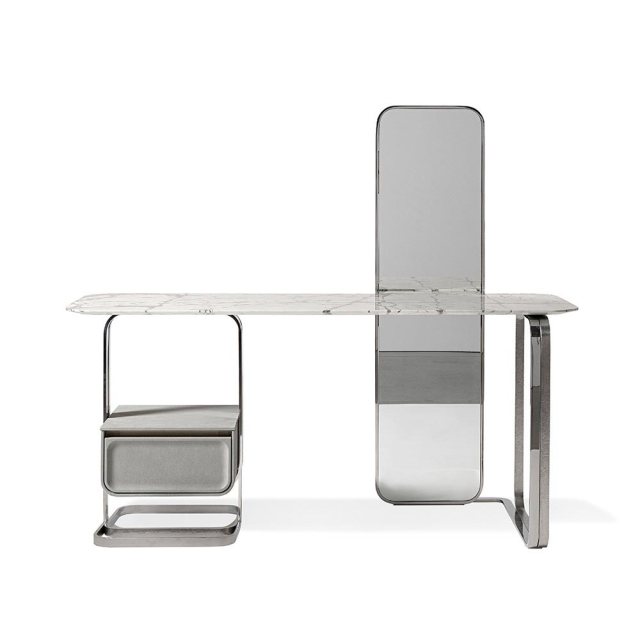 Столик с прямоугольным зеркалом Pigafetta в стиле лофт, модерн, индастриал