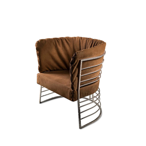 Кресло с каркасом из металла Arendt