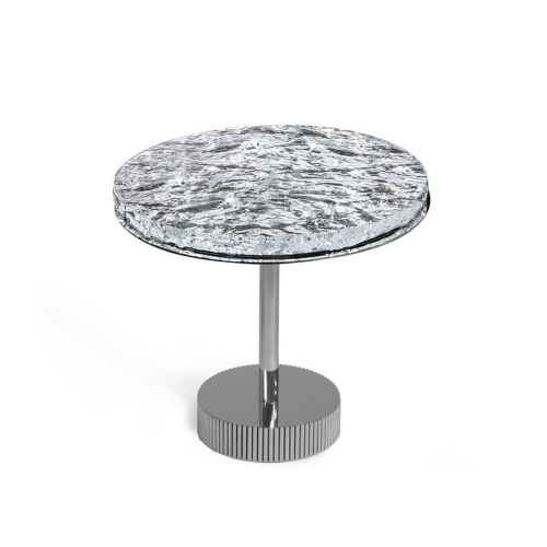 Столик с круглым металлическим основанием Emiliano Small