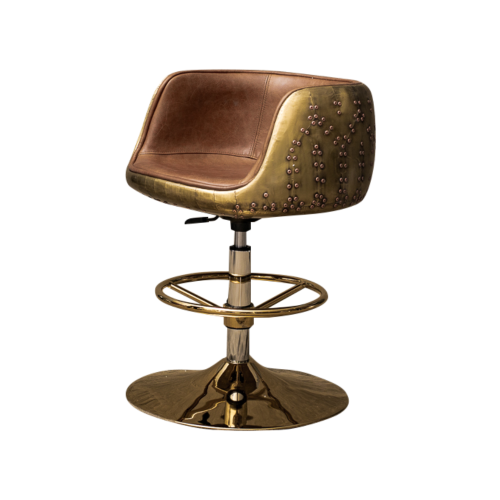 Барный стул Brass Vintage Functional