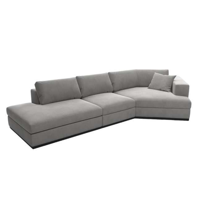Угловой трехместный диван CRYPT диагональный в стиле лофт, модерн, индастриал