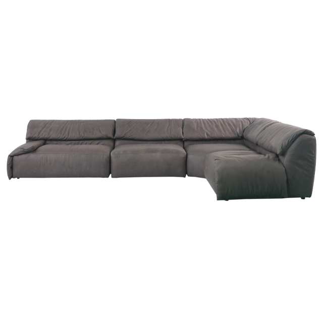 Четырёхместный угловой диван MILITANO в стиле лофт, модерн, индастриал