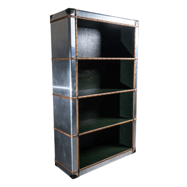 Книжный стеллаж Fortress Aluminum Bookcase в стиле лофт, модерн, индастриал