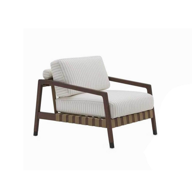 Кресло с каркасом из массива ясеня Laocoon в стиле лофт, модерн, индастриал