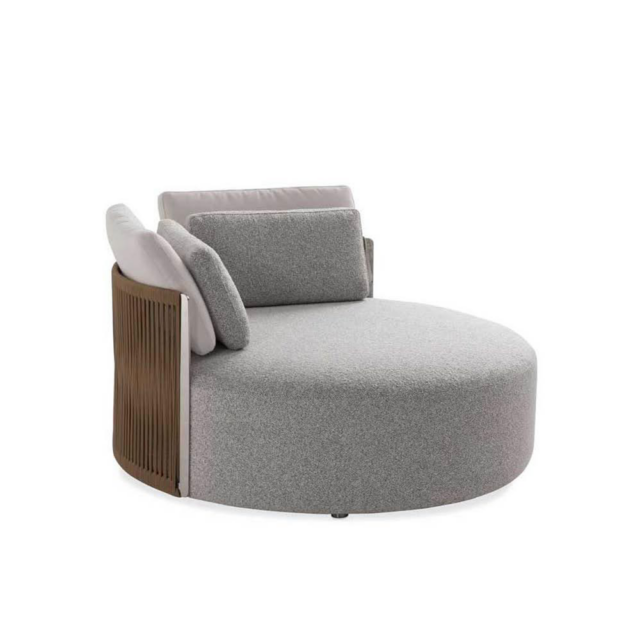 Кресло с плетением из джута Laogora в стиле лофт, модерн, индастриал