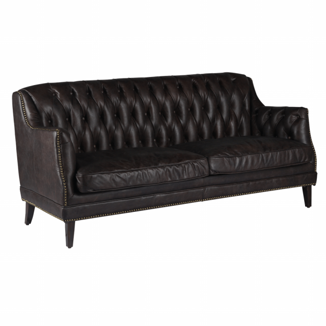 Трехместный диван Royal Dark Leather
