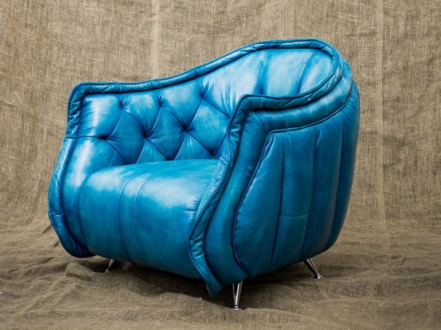 Кресло Siesta Blue Shabby Leather