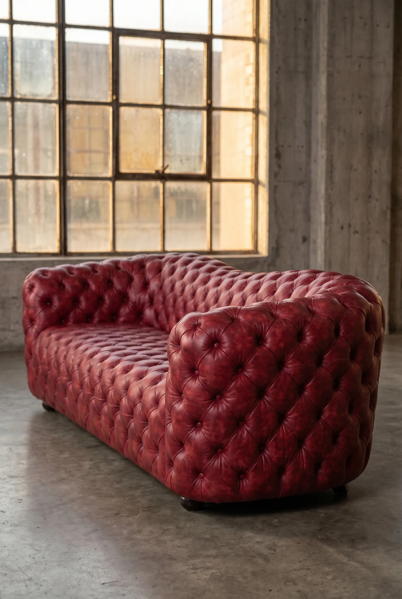 Четырехместный диван Nega Quilted Leather