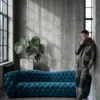 Трехместный диван Velvet Lagoon 4 Seater — в интерьере