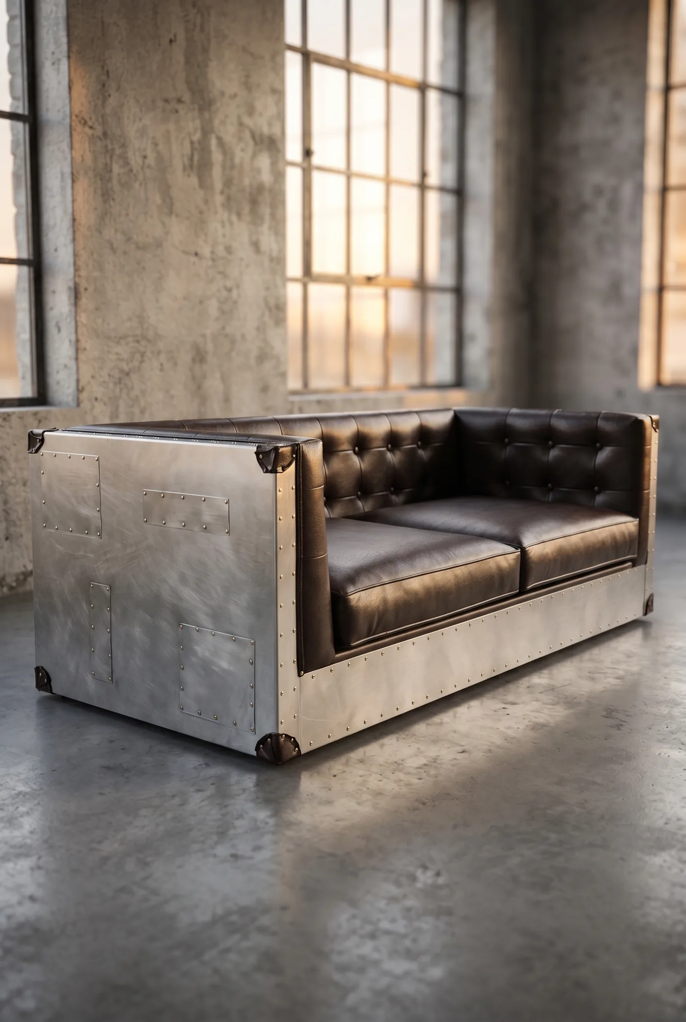 Диван Boxy Chair Aviator, Aluminum