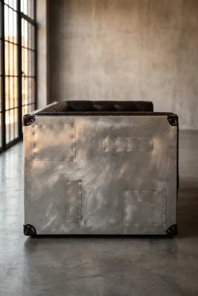 Диван Boxy Chair Aviator, Aluminum