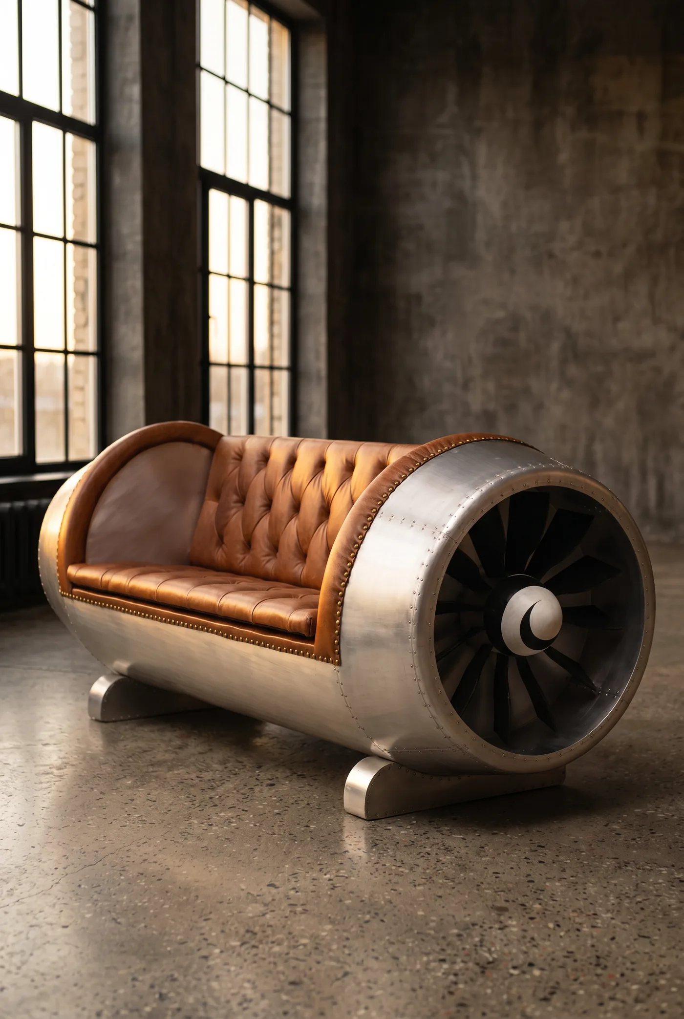 Двухместный диван Aircraft Turbine 2 Seater