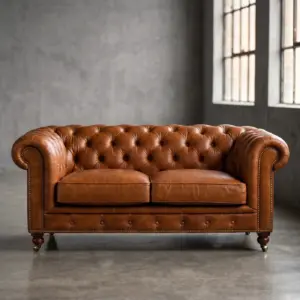 Двухместный диван Boudoir Quilted Leather