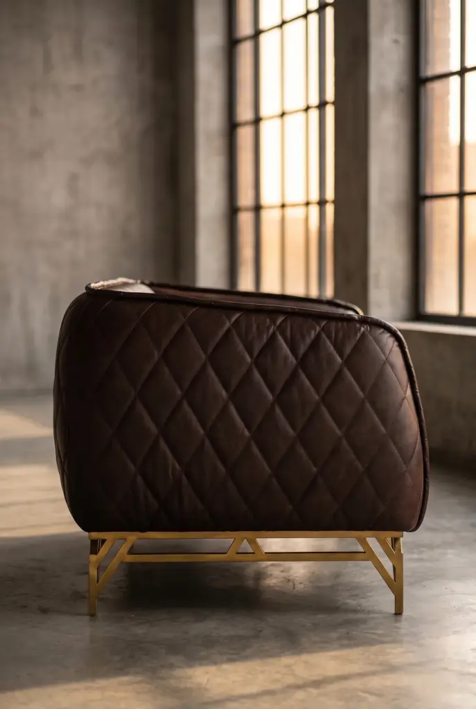 Двухместный диван Diplomat, Black Leather