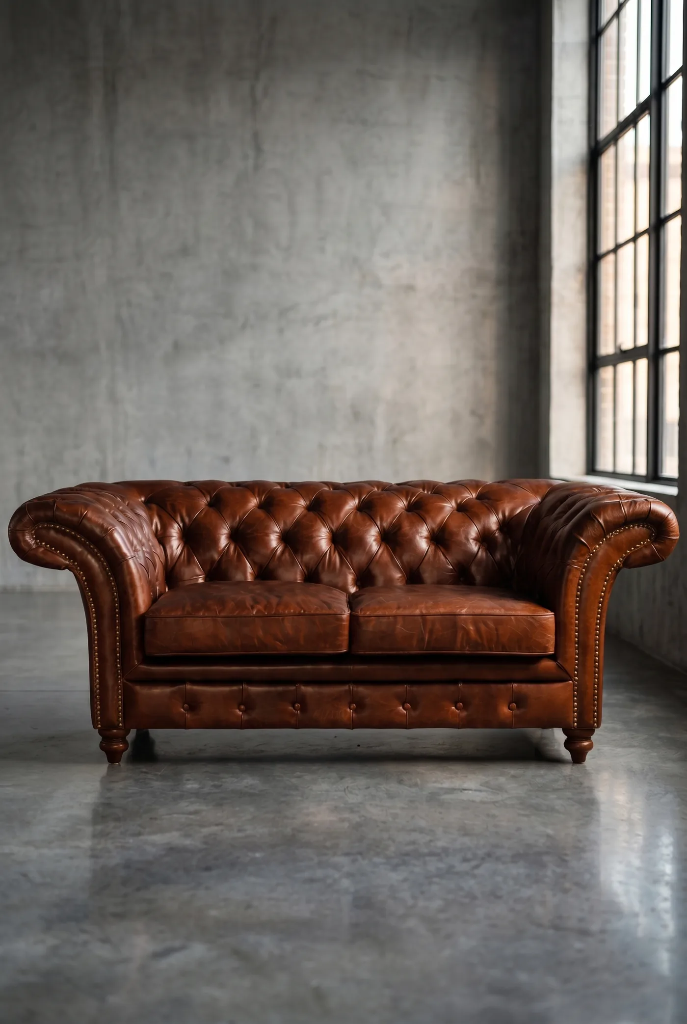 Двухместный диван Milan Quilted Leather