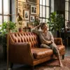 Двухместный диван Royal Brown 1 Seat — в интерьере