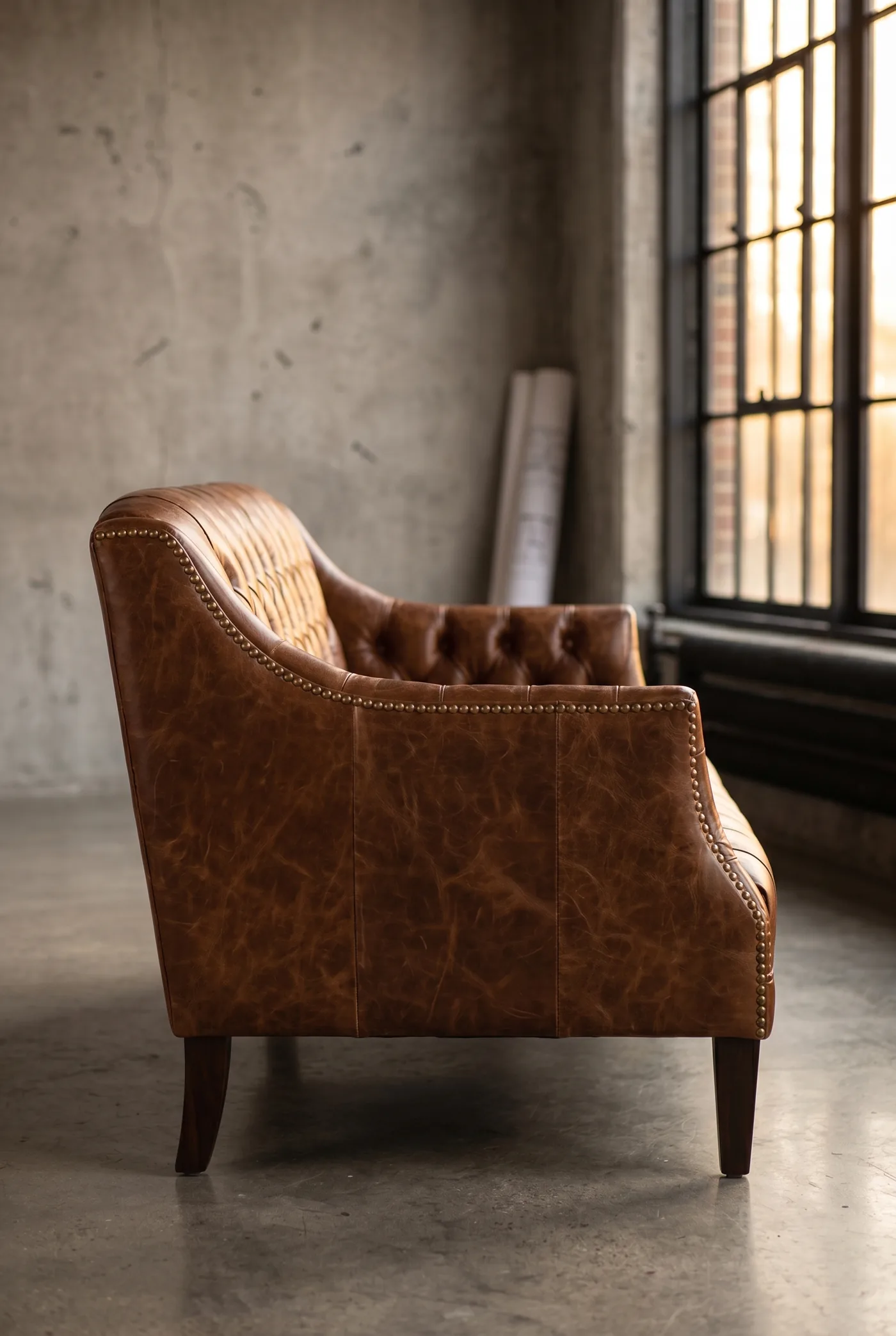 Двухместный диван Sonata Quilted Leather