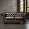 Двухместный диван Steampunk Chic 2 Seater — фронт