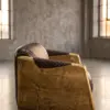 Двухместный диван Take-off Brass Wide 2 Seat — профиль