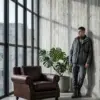 Кожаное кресло Bram — в интерьере