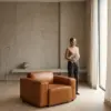 Кресло Array Rectangles wooden legs — в интерьере