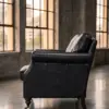 Кресло Black Prince Wood Legs — профиль