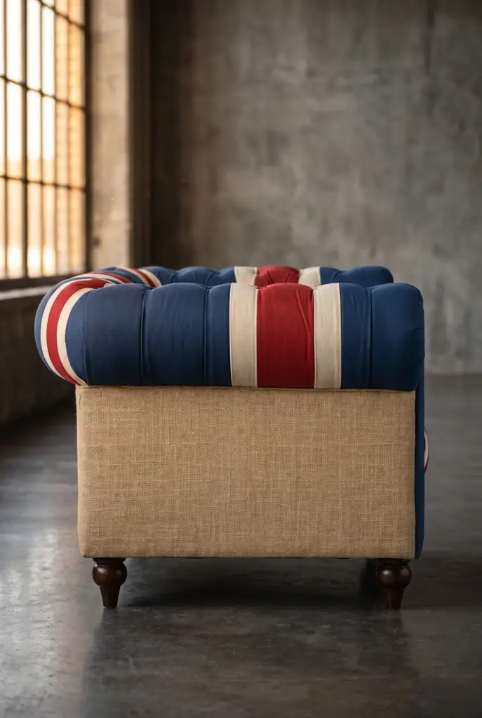 Кресло Britain Flag Fabric Seat