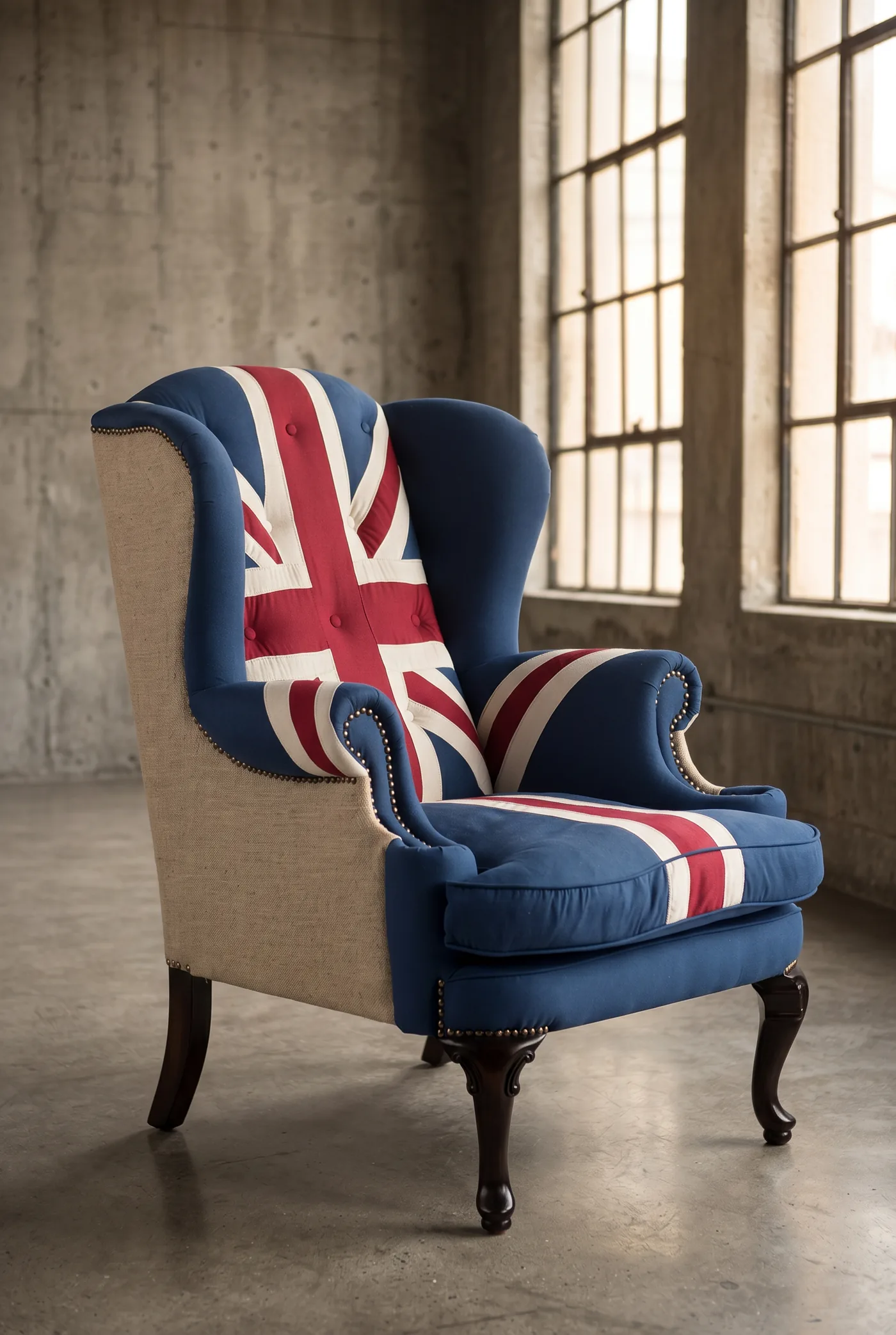 Кресло Britain Seat, Linen Fabric