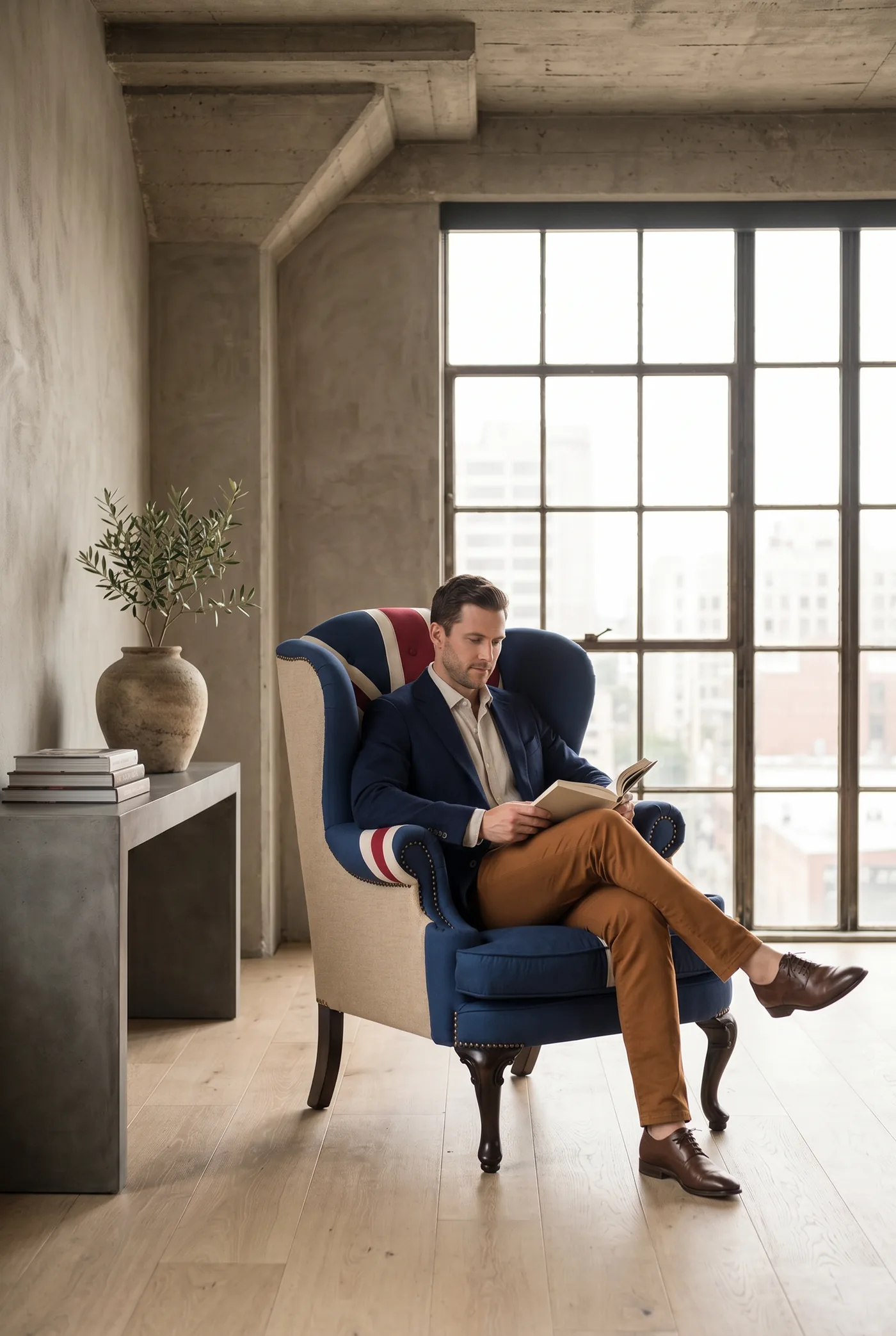 Кресло Britain Seat, Linen Fabric — в интерьере