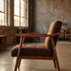 Кресло Chocolate Arm Chair Wood Frame — профиль