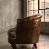 Кресло Comfort, Dark Leather and Wood — профиль