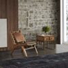 Кресло для отдыха Bench Leather and Fabric — деталь