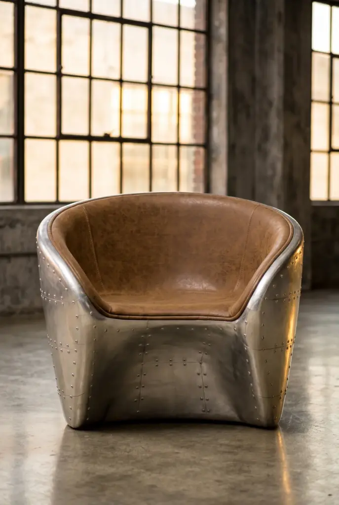 Кресло Aluminum Finish