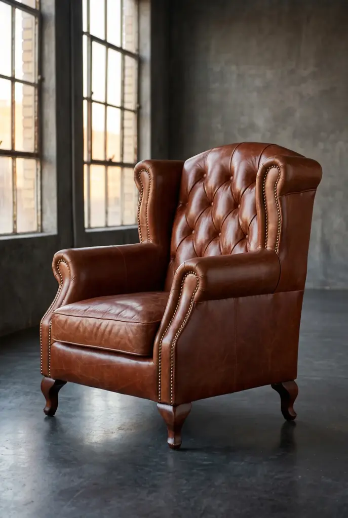 Кресло Grandee Quilted Leather with Buttons