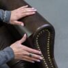Кресло Intermezzo Dark Leather and Wood — фото 13