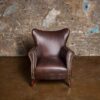 Кресло Intermezzo Dark Leather and Wood — фото 2