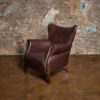 Кресло Intermezzo Dark Leather and Wood — фото 3
