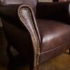 Кресло Intermezzo Dark Leather and Wood — фото 6