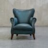 Кресло Intermezzo Dark Leather and Wood — фото 7