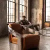 Кресло Matrix Stainless Steel Armrest — в интерьере
