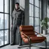 Кресло Cradle Metal Iron Frame — в интерьере