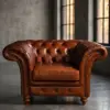 Кресло Milan Decor Brass Carnations — фронт