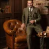 Кресло Oxford Quilted Leather 1 Seat — в интерьере