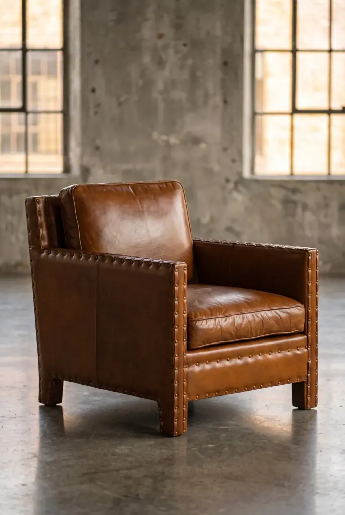Кресло Parlamet Armchair Brown Leather