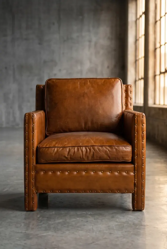 Кресло Parlamet Armchair Brown Leather