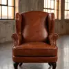 Кресло кожаное Ressive — фронт