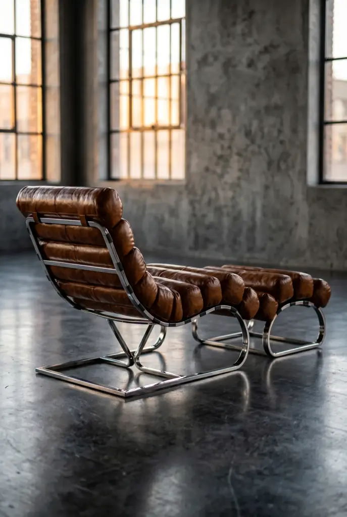 Кресло-шезлонг и оттоманка Odysseus Lounge Chair