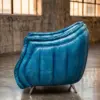 Кресло Siesta Blue, Shabby Leather — профиль