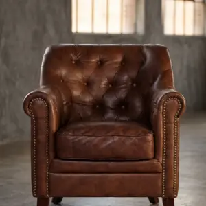 Кресло Visconti, Decor Brass Carnations в стиле лофт — купить в OLD LOFT